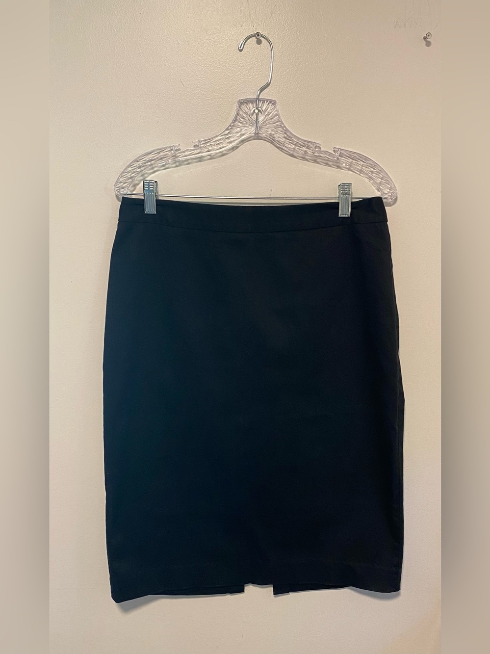 Moda International Women’s High Waist Knee Length Pencil Skirt in Black Size 12